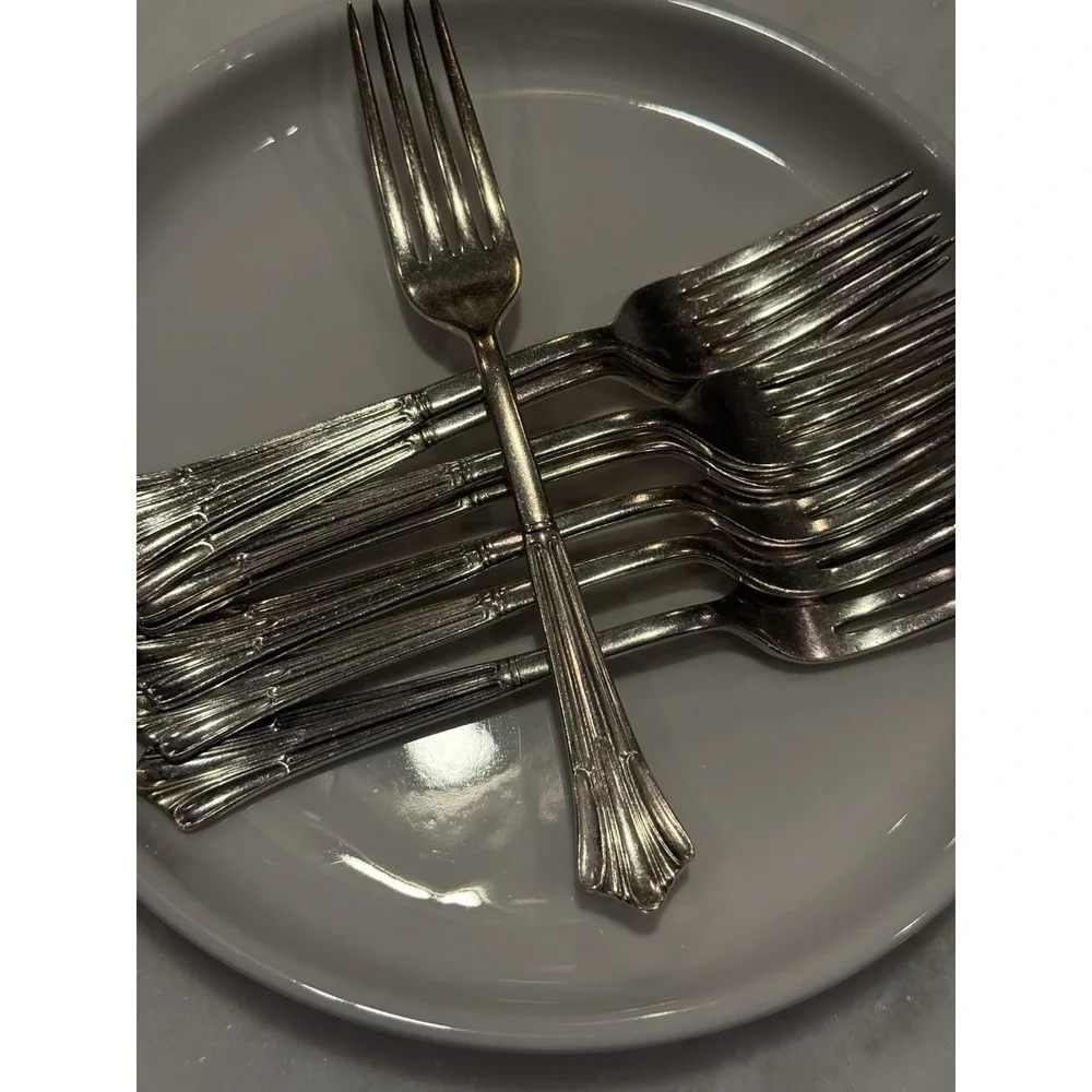 Antique Santa Fe‎ Railroad Dining Car Dinner Fork Place Setting Utensil Vintage